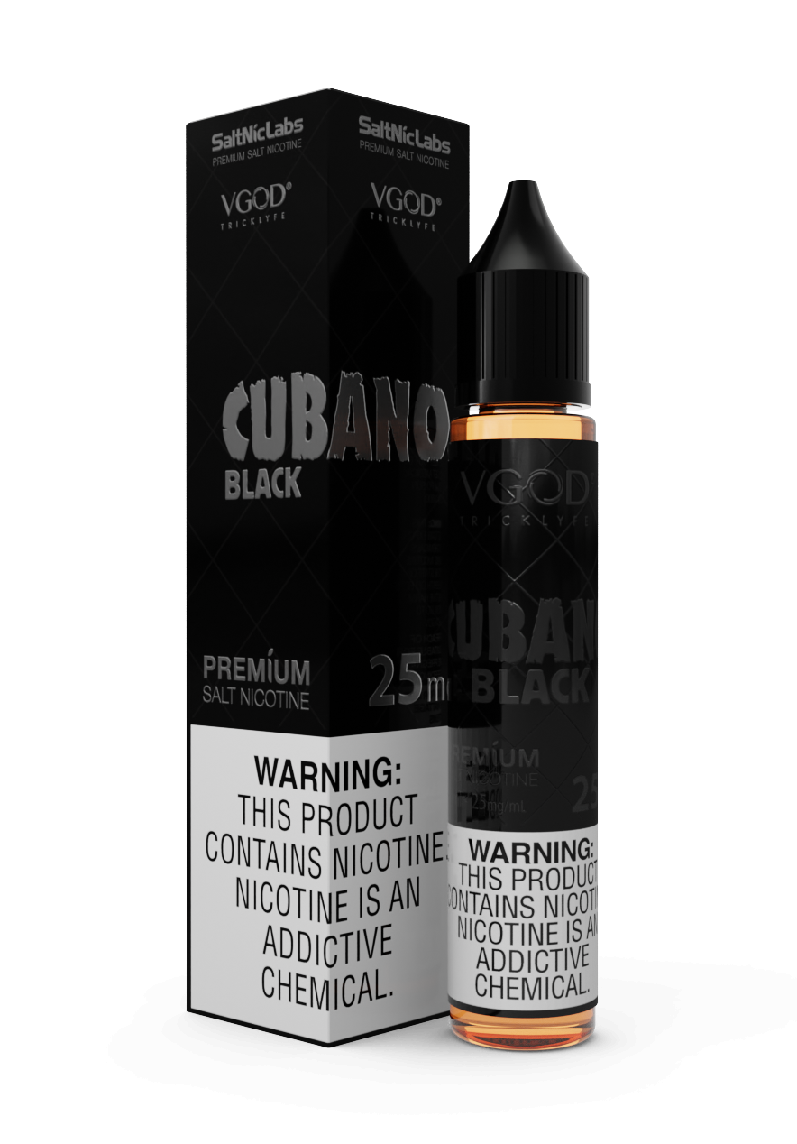 VGOD Cubano Black SaltNic E-Liquid